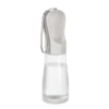 Portable Dog Water Bottle With Food Container