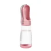 Portable Dog Water Bottle With Food Container