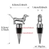 Wine Bottle Stopper Dachshund Dog with bag